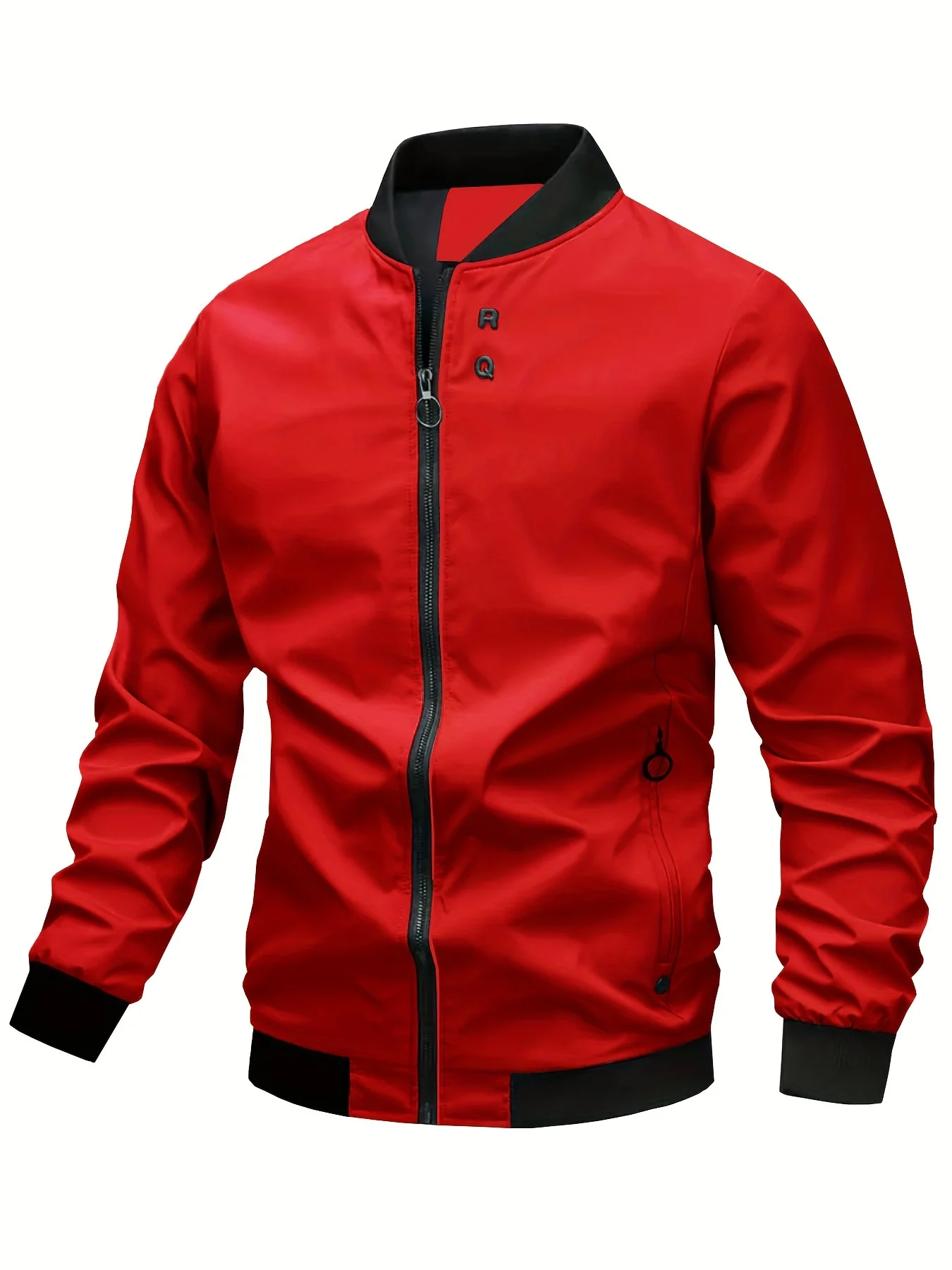 Men's Lightweight Spring Fall Windbreaker Jacket Coat Men's Windproof Outdoor Casual Stylish Zipper Pocket Jacket - Image 2