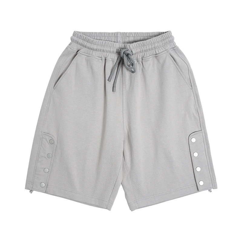Men's Loose plus Size Fashion Minimalist Row of Buttons Shorts - Image 5