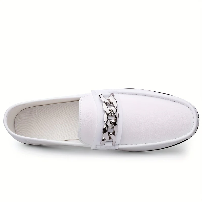 Men's Moc Toe Loafer Shoes, Driving Shoes, Comfy Non-slip Slip On Shoes, Men's Footwear, Spring And Summer - Image 4