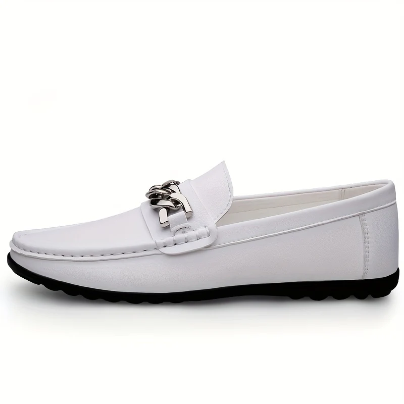 Men's Moc Toe Loafer Shoes, Driving Shoes, Comfy Non-slip Slip On Shoes, Men's Footwear, Spring And Summer - Image 8
