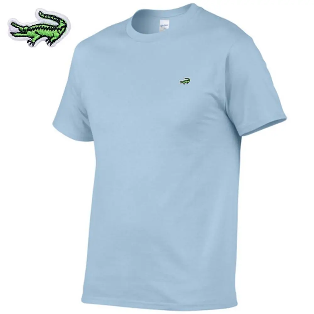 Mens New Pure Cotton Brand T-shirt Mens O-Neck T-shirt Mens Casual Top - Image 3
