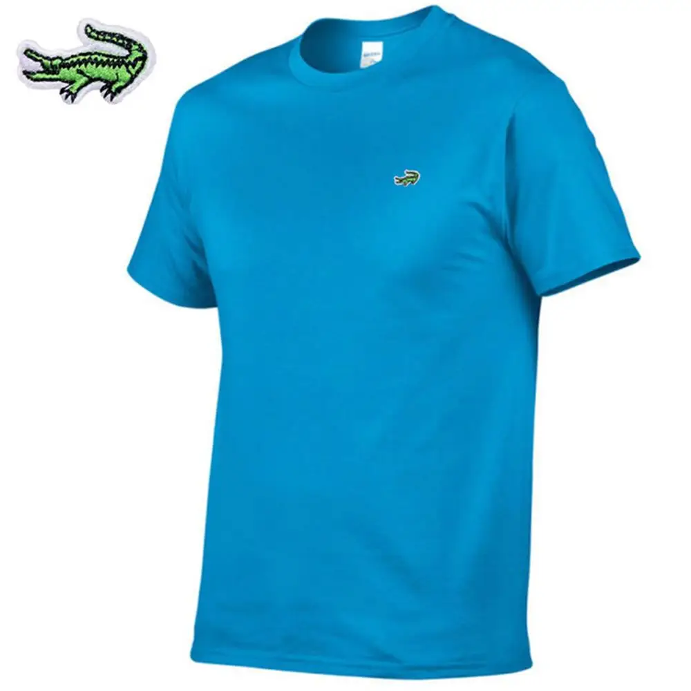 Mens New Pure Cotton Brand T-shirt Mens O-Neck T-shirt Mens Casual Top - Image 8