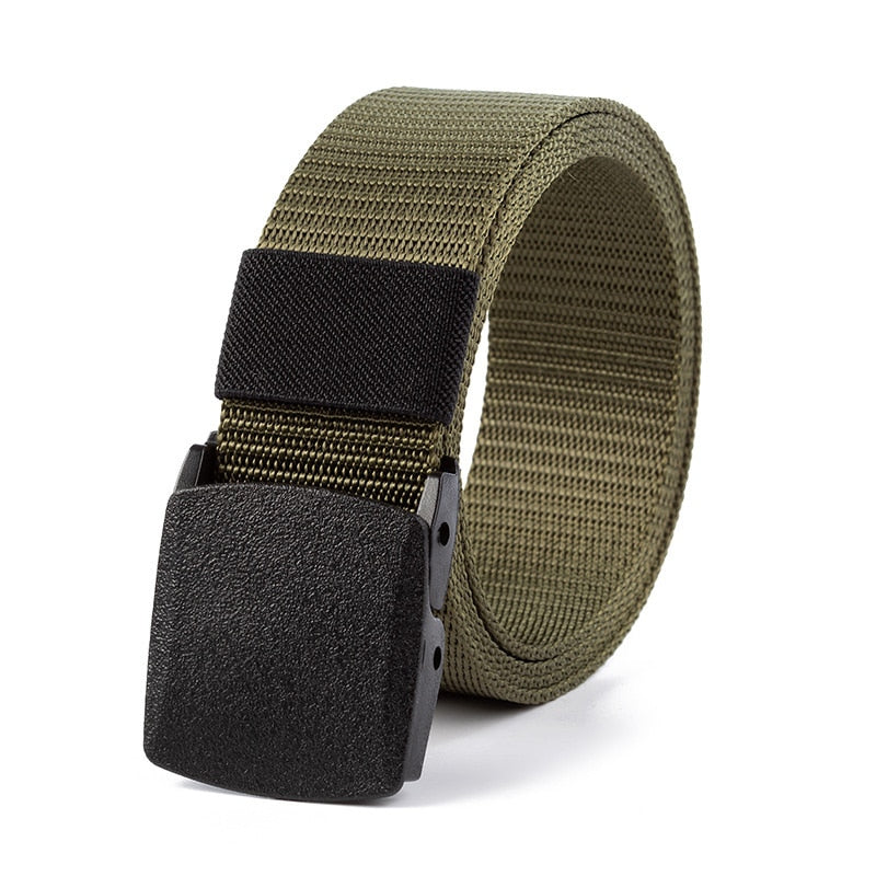 Mens Nylon Webbing Belts Canvas Casual Fabric Tactical Belt High Quality Accessories Military Jeans Army Waist Strap HB041 - Image 2