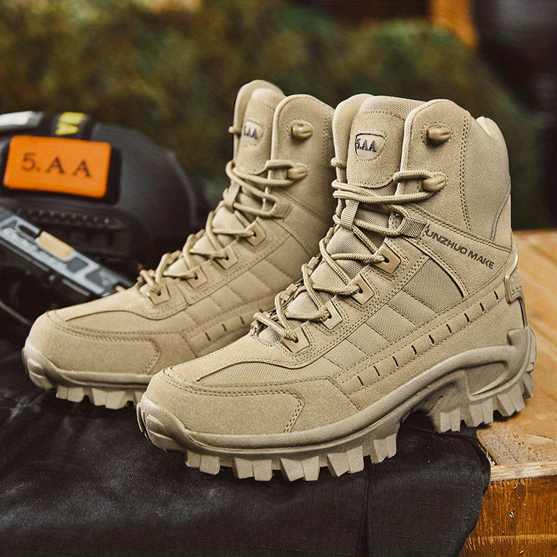 Mens Premium Suede Hiking Boots - Ultra-Durable, Anti-Skid Traction, Pillow Comfort - Perfect for Excursions, Trekking, and Hunting Adventures - Image 15