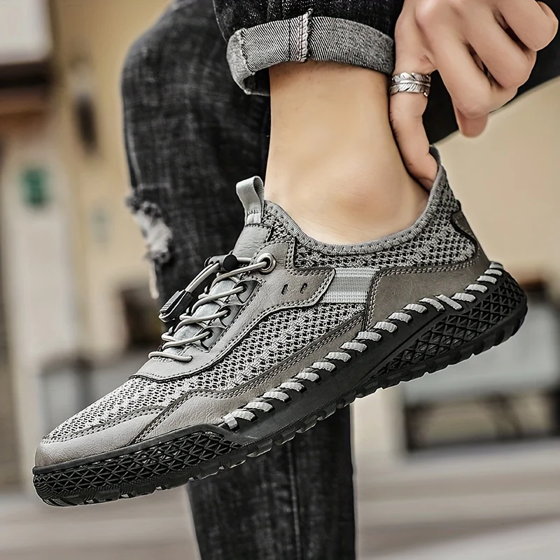 Men's Sandals, Casual Non Slip Shoes, Slip-on Shoes With Adjustable Shoelaces For Outdoor Beach, Spring And Summer - Image 6