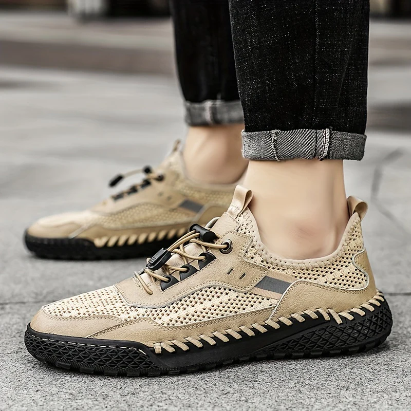 Men's Sandals, Casual Non Slip Shoes, Slip-on Shoes With Adjustable Shoelaces For Outdoor Beach, Spring And Summer - Image 7
