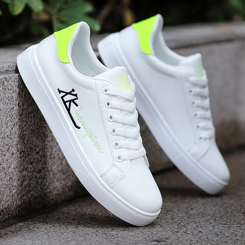 Men's Sneakers Casual Sports Shoes for Men Lightweight PU Leather Breathable Shoe Mens Flat White Tenis Shoes Zapatillas Hombre - Image 15