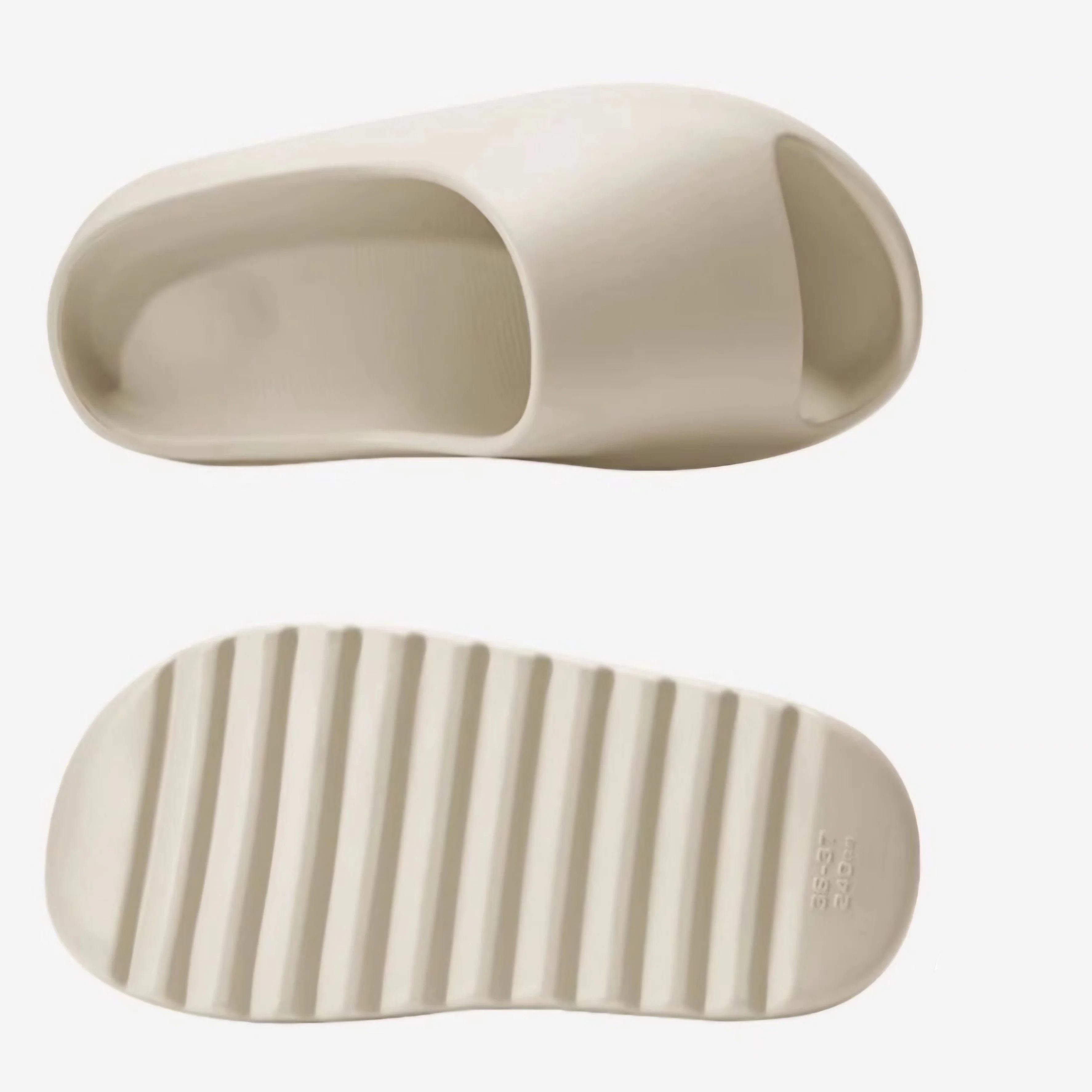 Men's Solid Color Open Toe Breathable Chunky Slippers, Comfy Non Slip Casual Durable Anti Odor EVA Slides, Men's Footwear - Image 2
