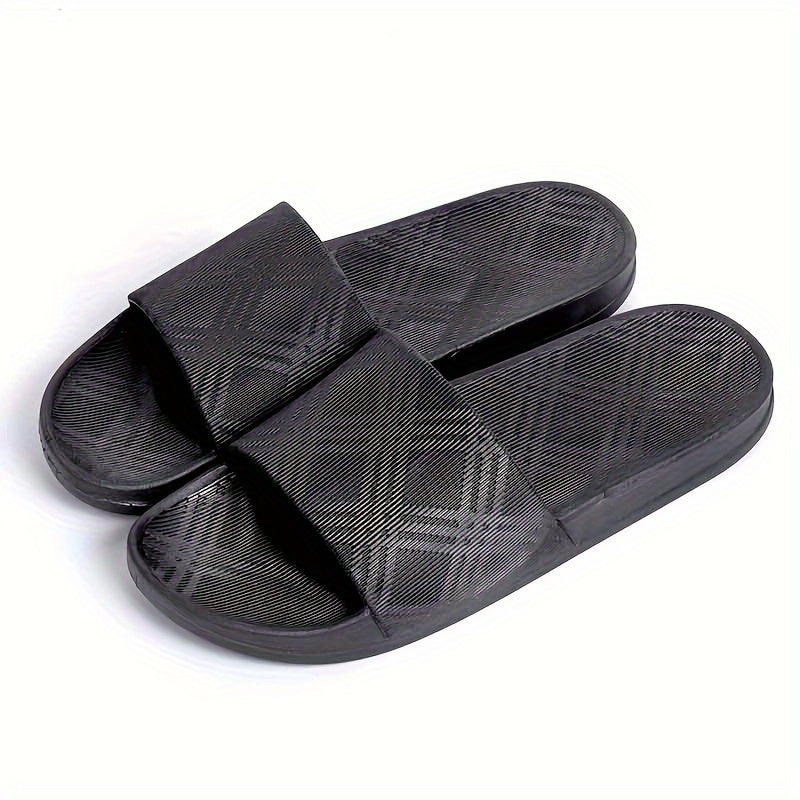 Men's Solid Color Open Toe Breathable Slippers, Comfy Non Slip Casual Durable Soft Sole Lsides, Men's Footwear - Image 6