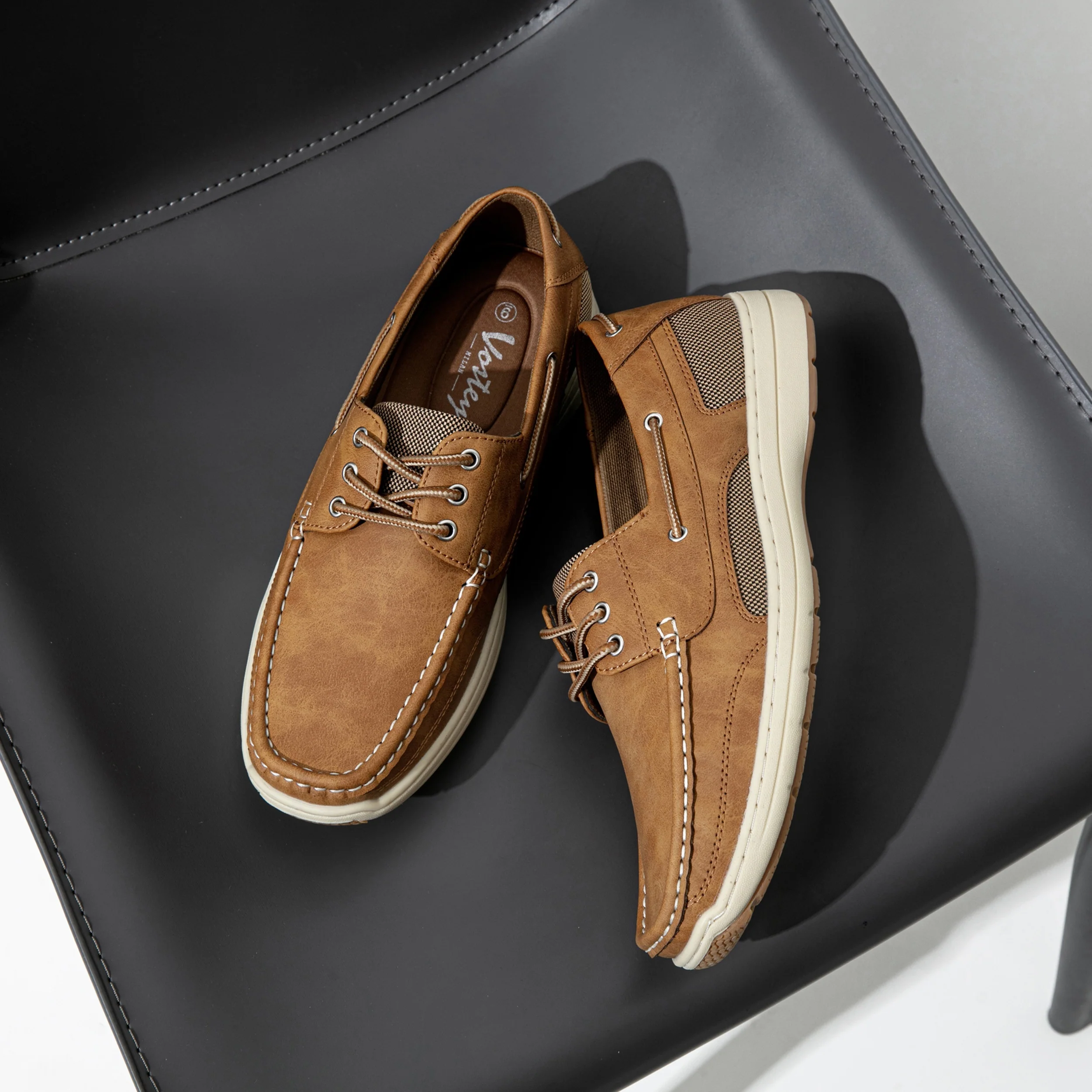 Men's Solid Colour Loafer Shoes, Comfy Non Slip Rubber Sole Casual Durable Dress Shoes, Men's Footwear