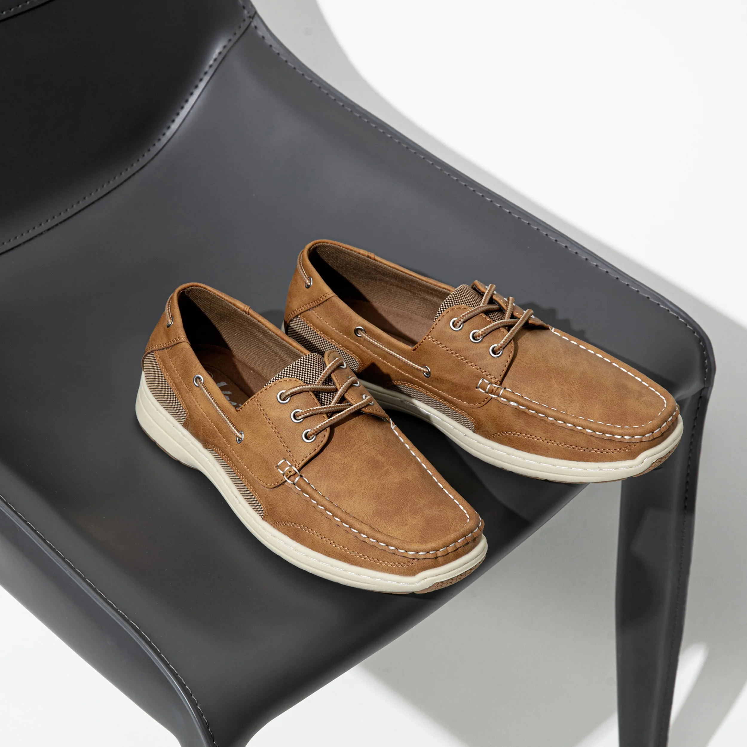Men's Solid Colour Loafer Shoes, Comfy Non Slip Rubber Sole Casual Durable Dress Shoes, Men's Footwear - Image 8