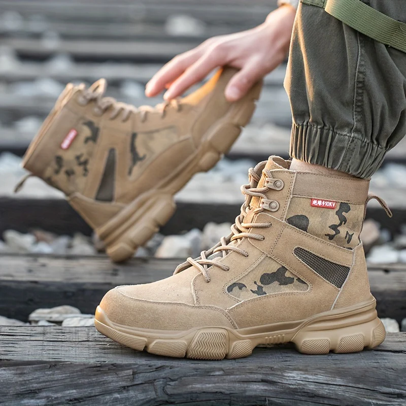 Men's Steel Toe Safety Shoes Puncture Proof Work Shoes Boots, Industrial And Construction Site, men's footwear - Image 10