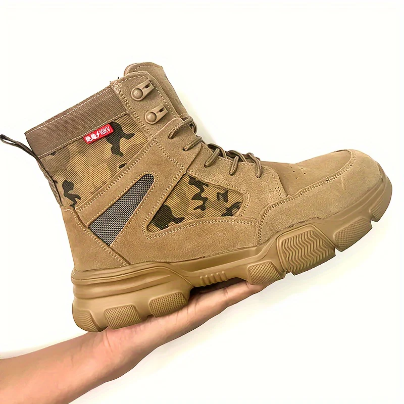 Men's Steel Toe Safety Shoes Puncture Proof Work Shoes Boots, Industrial And Construction Site, men's footwear - Image 11