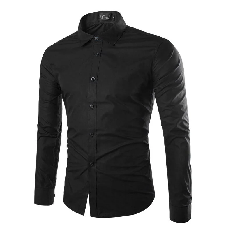 Mens Striped Shirts Long Sleeved Business Slim Fit Male Shirt Black White 2022 Social Clothes Camisa Masculina Vetement Homme - Image 4