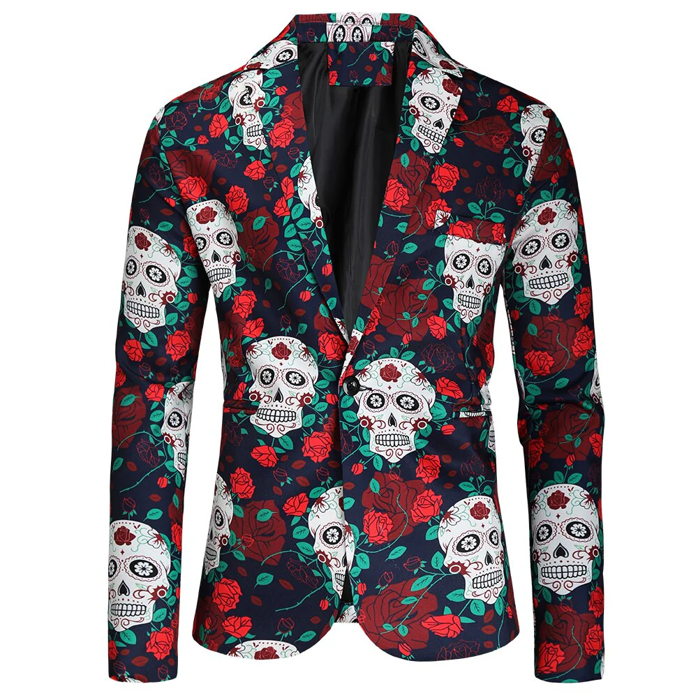 Mens Suit Jackets Sky Clouds 3D Printed Blasers Hombre 2021 Casual Business Party Wedding Dress Party Coat Men Blazer Homme 4XL - Image 5