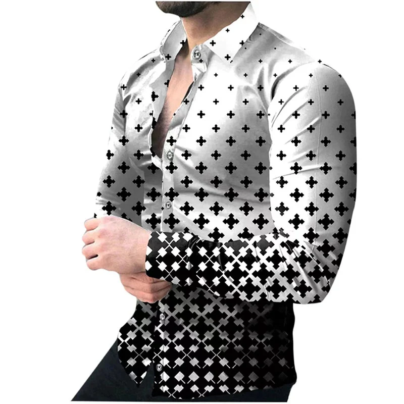 Men's Tops Lapel Shirt Casual Comfortable Evening Fashion Trend Retro Classic Style Spring Summer 2023 - Image 3