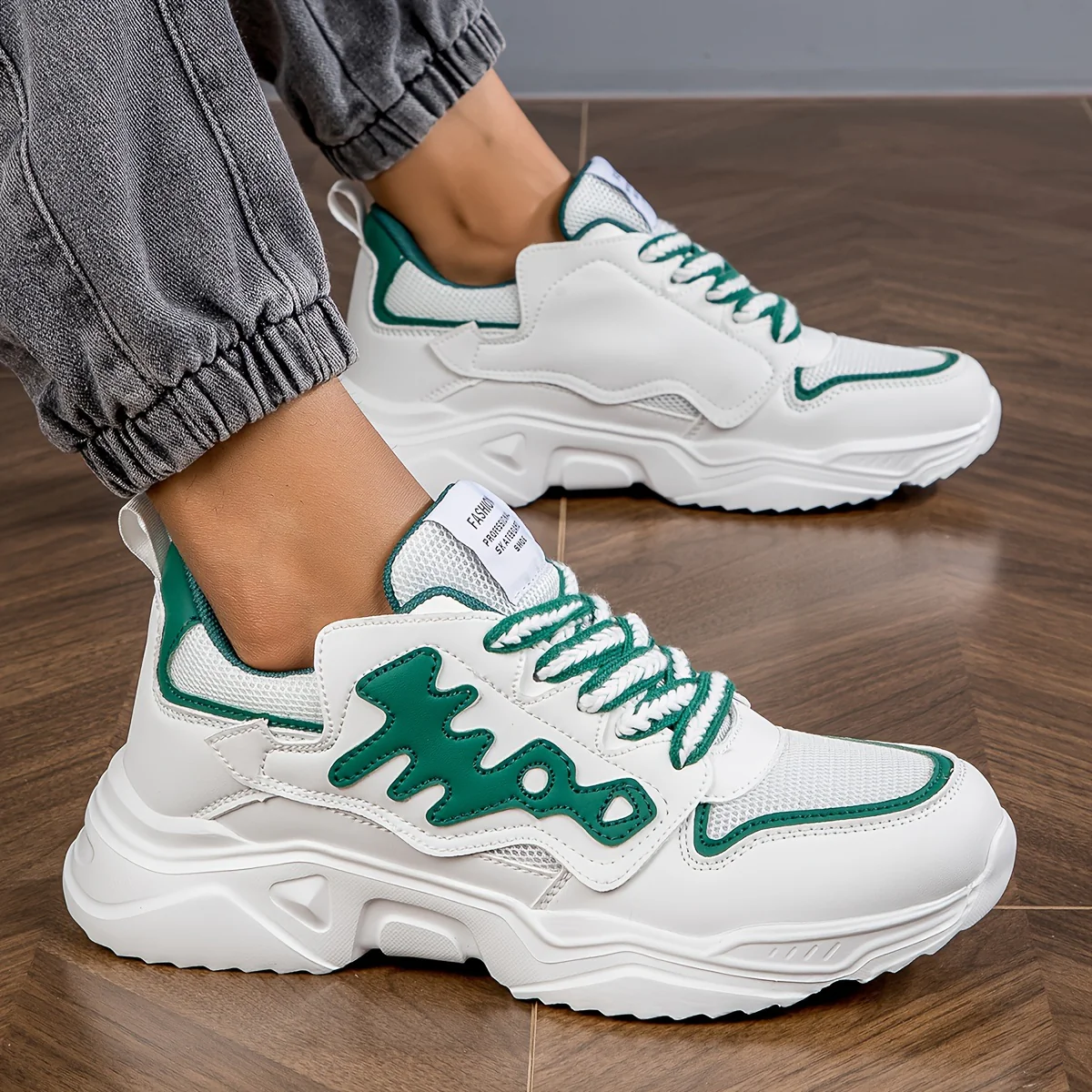 Men's Trendy Alphabets Decor Skate Shoes, Fashionable Non-Slip Sneakers, Men's Footwear - Image 33