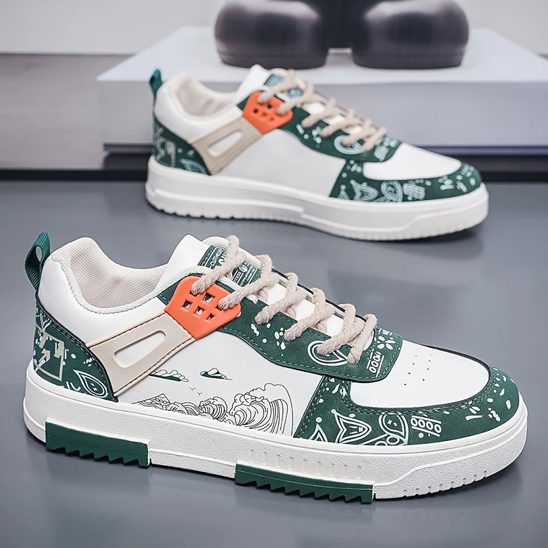 Men's Trendy Skate Shoes, Non-Slip Sneakers, Men's Footwear - Image 10