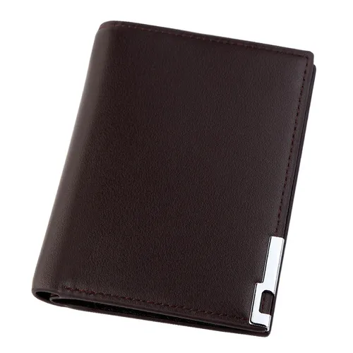 Men's Wallet Leather Billfold Slim Hipster Cowhide Credit Card/ID Holders Inserts Coin Purses Luxury Business Foldable Wallet - Image 24