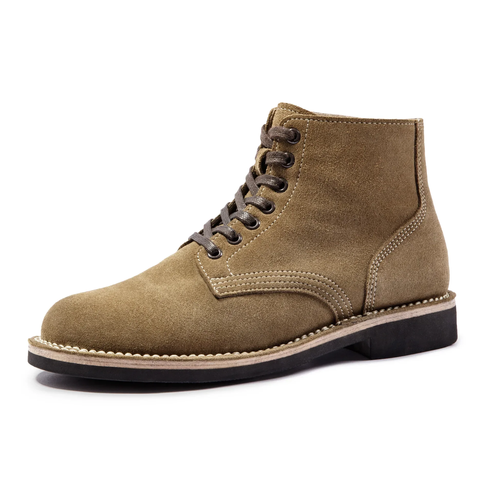 Men's Work Boots Spring American Style High Top Desert Boots Vintage Military Boots Mid Top Motorcycle Ankle Boots - Image 6