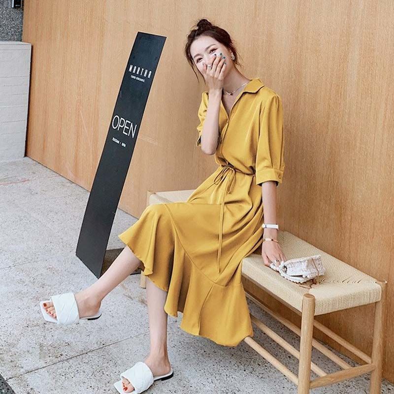 Midi Length Dresses New in Woman Evening Party Dress for Women 2023 Urban Harajuku Korean Style Clothes Summer Women's Clothing - Image 2