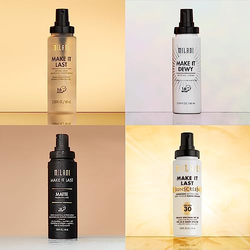Milani Make It Last Original - Natural Finish 3-in-1 Setting Spray and Primer- Prime + Correct + Set Makeup Finishing Spray - Long Lasting Makeup Primer and Spray (2.03 Fl. Oz.) - Image 4