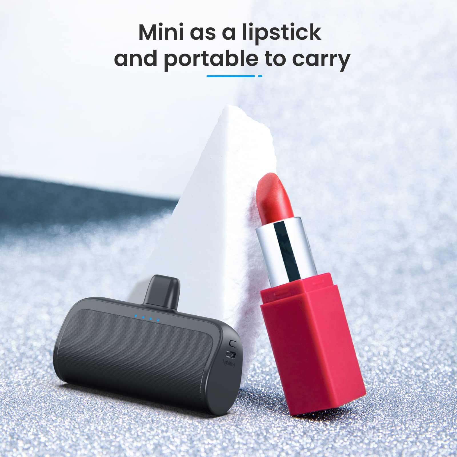 Mini Portable Charger Power Bank for iPhone,5200mAh Portable Phone Charger, Ultra-Compact PD Fast Charging Battery Pack Compatible with iPhone 14/14 Plus/Pro Max/13/12/12 Mini/11/XS/XR/X/8/7/6/6s - Image 4