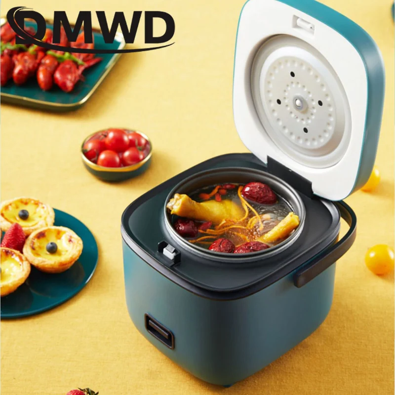 Mini Rice Cooker Multi-function Single Electric Rice Cooker Non-Stick Household Small Cooking Machine Make Porridge Soup 1.2L EU - Image 11