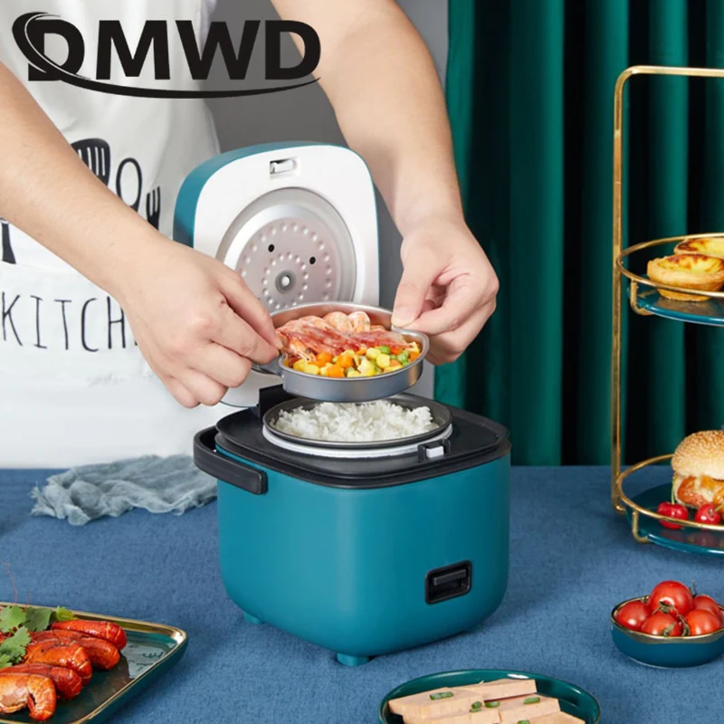 Mini Rice Cooker Multi-function Single Electric Rice Cooker Non-Stick Household Small Cooking Machine Make Porridge Soup 1.2L EU - Image 12