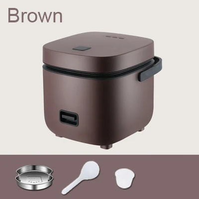 Mini Rice Cooker Multi-function Single Electric Rice Cooker Non-Stick Household Small Cooking Machine Make Porridge Soup 1.2L EU - Image 6