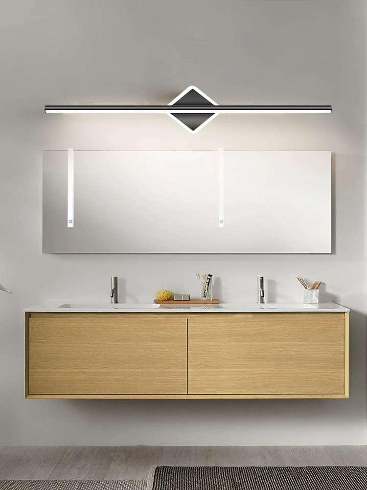 Minimalist Modern Bathroom Bench Study Mirror Headlight - Image 5