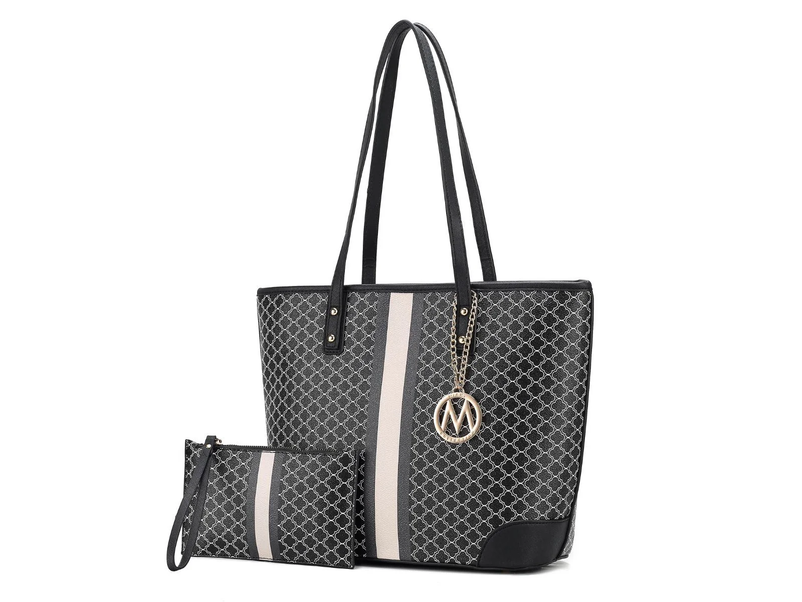 MKF Collection Arya Vegan Leather Women's Tote Bag with Wristlet Pouch– 2 pieces by Mia k - Image 7