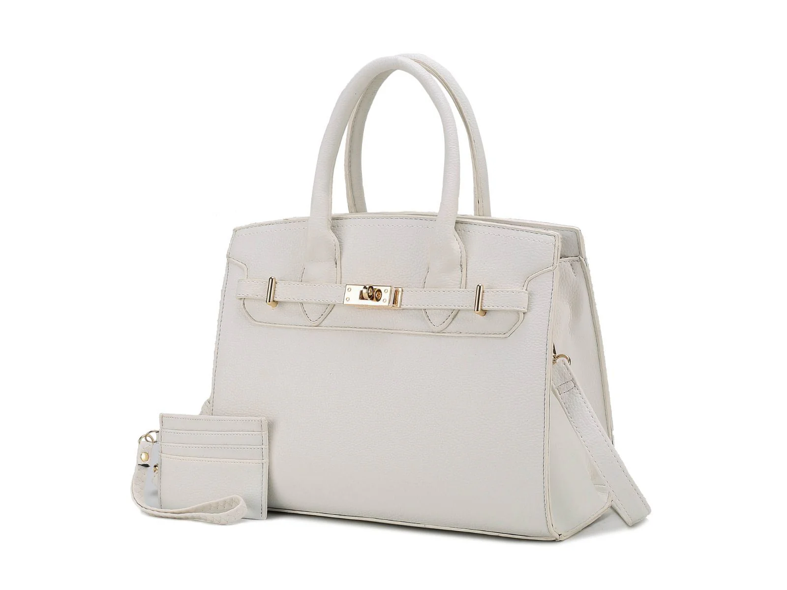 MKF Collection Calla Vegan Leather Women's Satchel Bag with Credit card holder– 2 pieces by Mia k - Image 25
