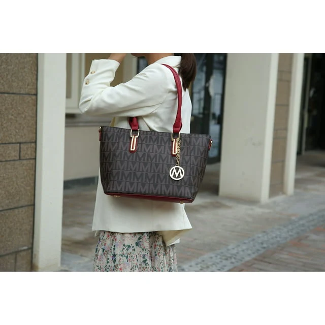 MKF Collection Casey M Signature 2-Piece Set Tote & Crossbody Handbags by Mia K. - Image 2