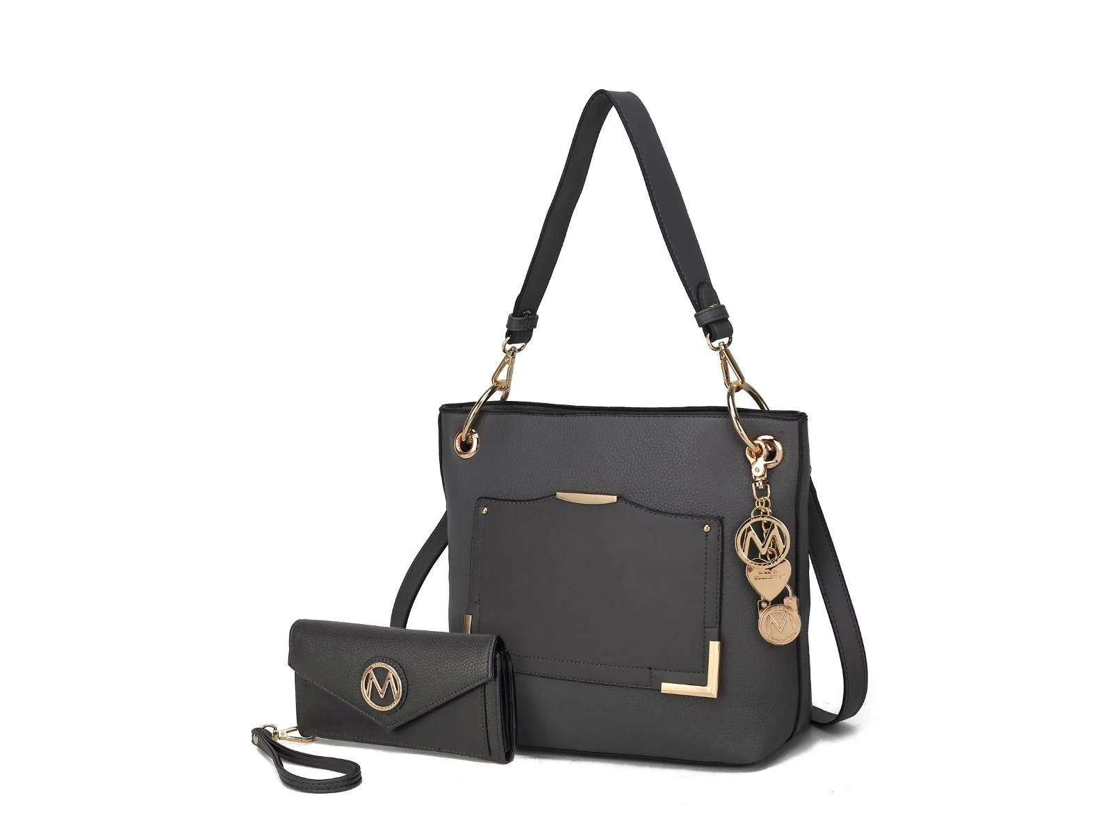 MKF Collection Grace Vegan Leather Women's Tote Bag with Wallet- 2 pieces by Mia k - Image 7
