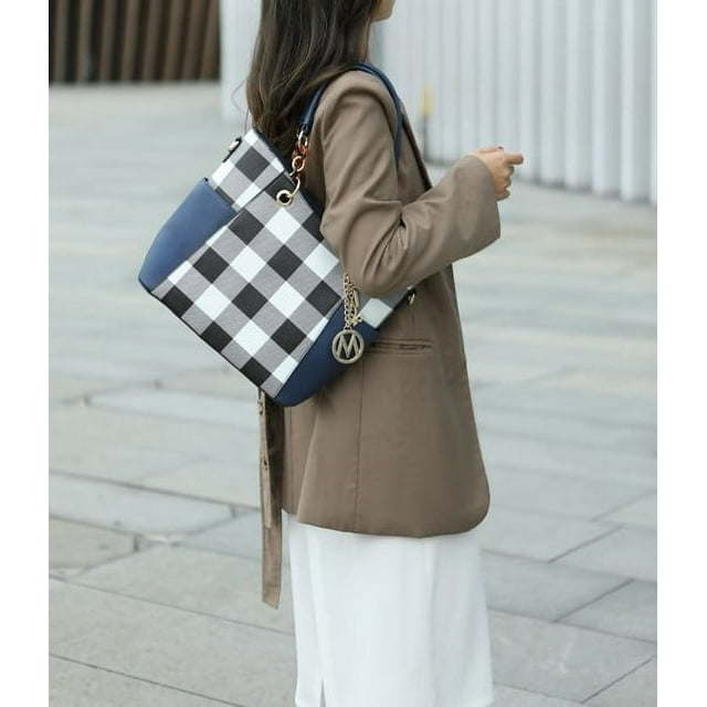 MKF Collection Paloma Shoulder Handbag by Mia k with Matching Wallet 2 pieces - Image 2