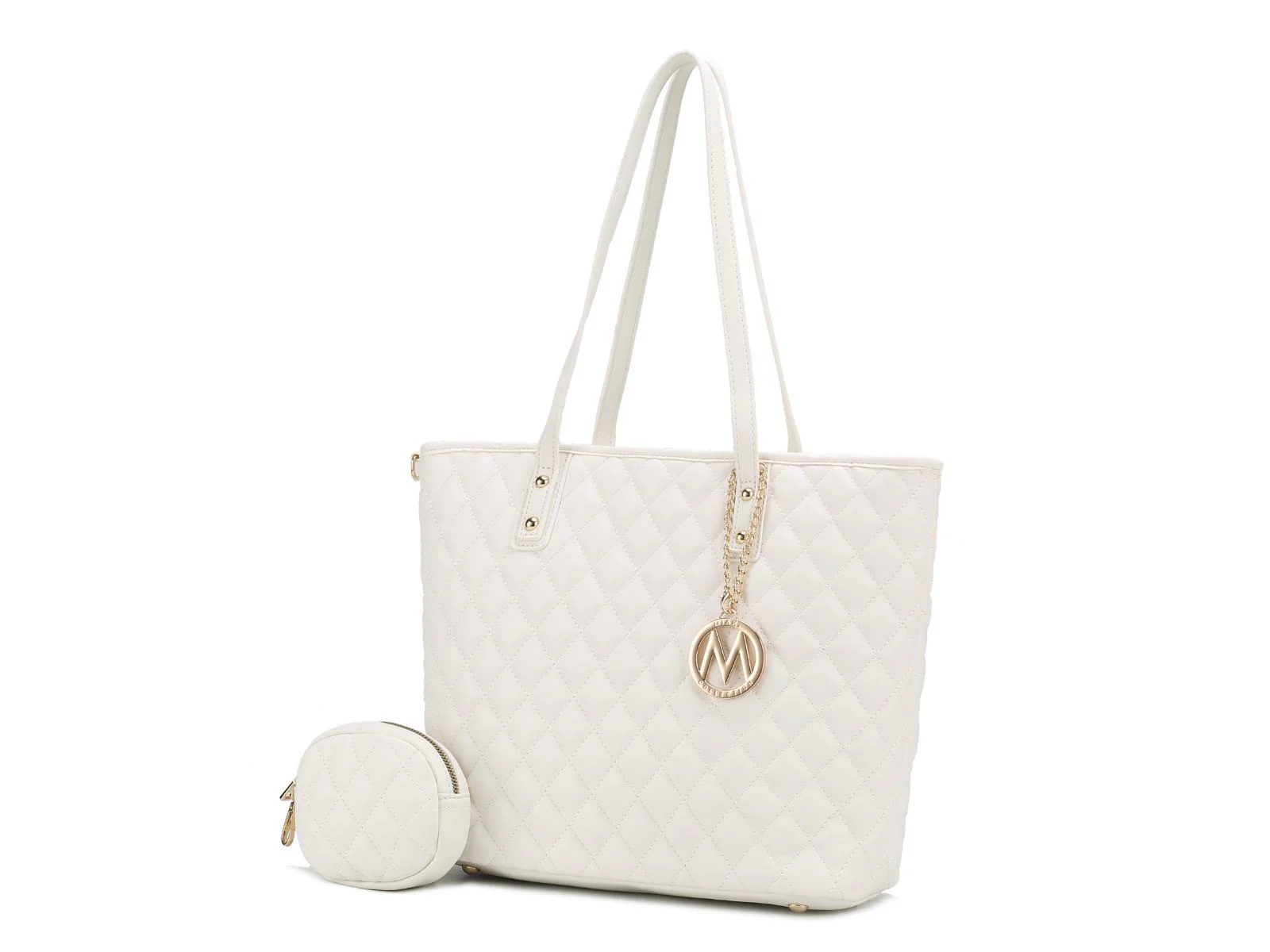 MKF Collection Tansy Quilted Vegan Leather Women's Tote Bag with Pouch– 2 pieces by Mia k - Image 13