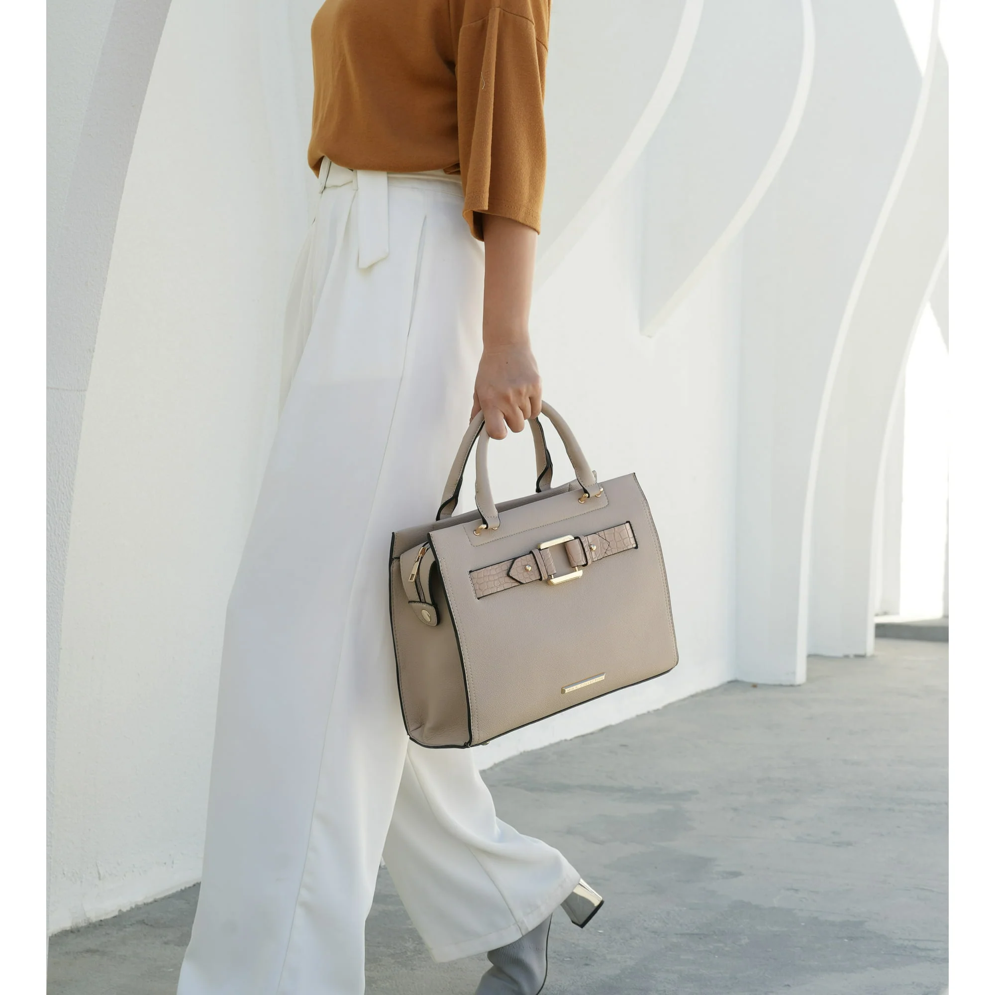 MKF Collection Virginia Vegan Leather Women's Tote Bag by Mia K with Wallet -2 pieces - Image 2