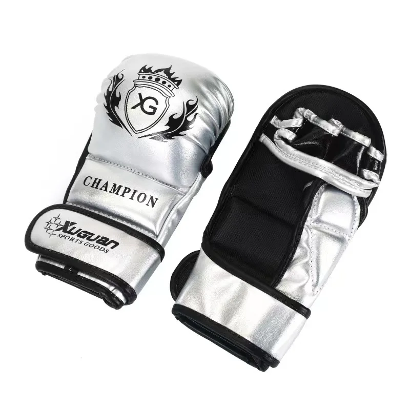 MMA Half Finger Boxing Gloves PU Thickened Sanda Fighting Karate Sports Training Gloves Muay Thai Boxing Training Accessories - Image 4