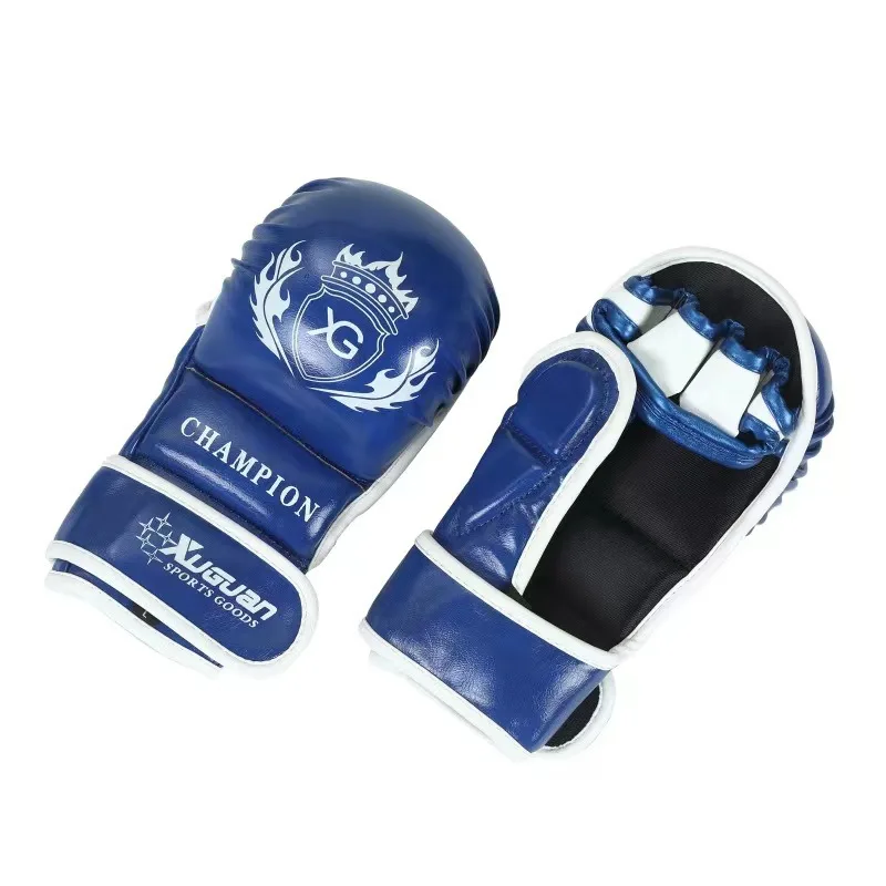 MMA Half Finger Boxing Gloves PU Thickened Sanda Fighting Karate Sports Training Gloves Muay Thai Boxing Training Accessories - Image 9