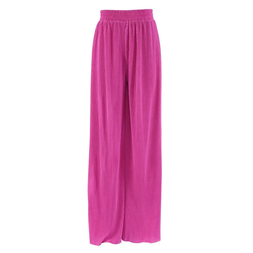 Sexy 18 Beige Pleated Wide Leg Pants Womens Pants Loose Trousers Officet Long Palazzo Pants - Image 10