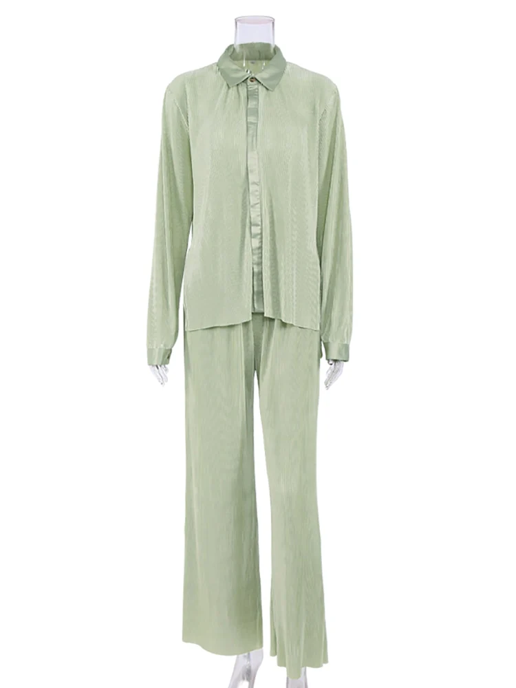 Sexy 18 Beige Pleated Wide Leg Pants Womens Pants Loose Trousers Officet Long Palazzo Pants - Image 22