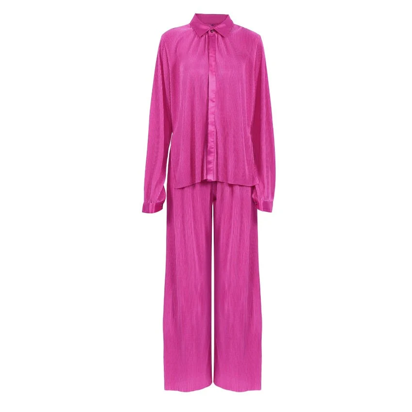 Sexy 18 Beige Pleated Wide Leg Pants Womens Pants Loose Trousers Officet Long Palazzo Pants - Image 6