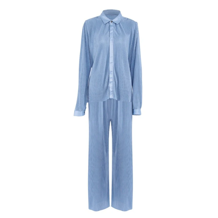 Sexy 18 Beige Pleated Wide Leg Pants Womens Pants Loose Trousers Officet Long Palazzo Pants - Image 8