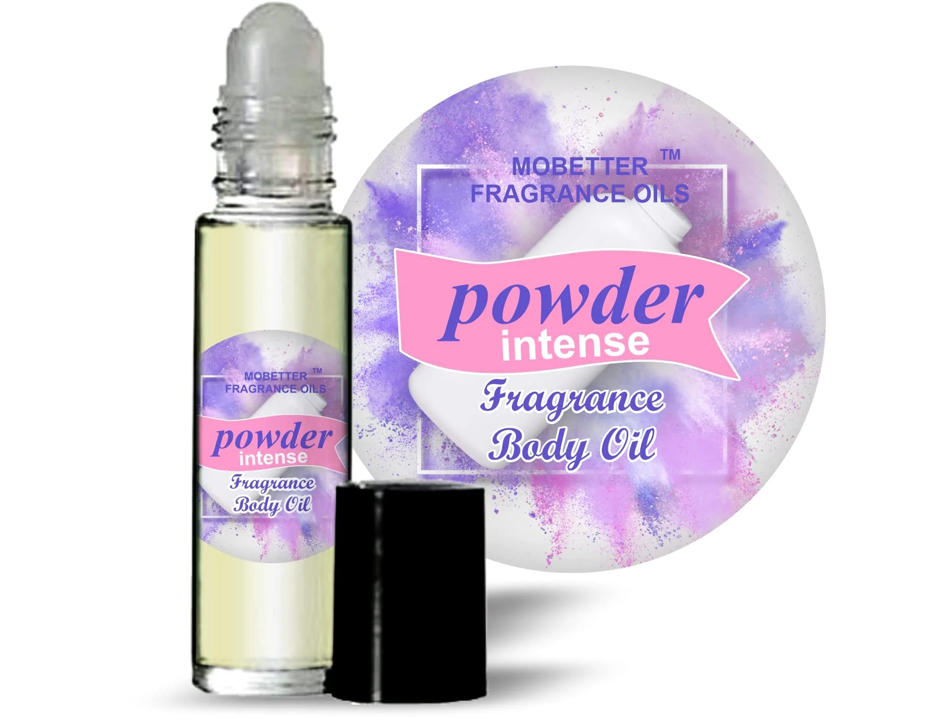 MOBETTER FRAGRANCE OILS Powder Intense fresh scent Perfume Fragrance Body Oil Unisex