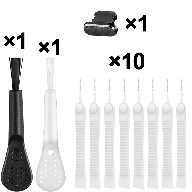 Mobile Phone Charging Port Dust Plug for IPhone 14 13 Pro Max Port Cleaner Kit Computer Keyboard Cleaner Tool Cleaner Brush - Image 11
