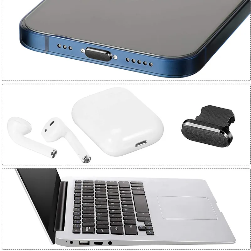 Mobile Phone Charging Port Dust Plug for IPhone 14 13 Pro Max Port Cleaner Kit Computer Keyboard Cleaner Tool Cleaner Brush - Image 3