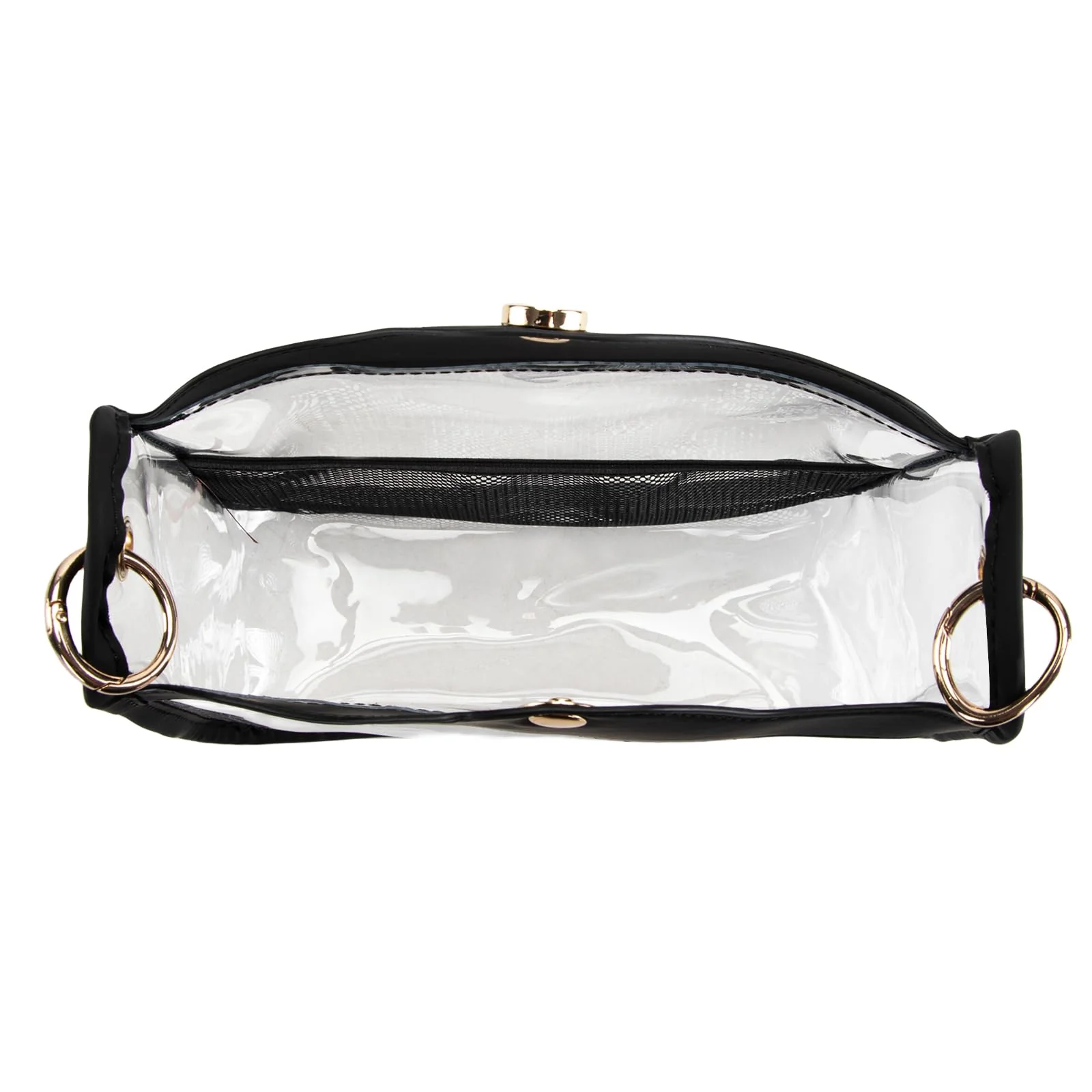 Montana West Clear Crossbody Bag with Guitar Strap Small Cross Body Purses Shoulder Handbag for Women MWC-308BK - Image 3