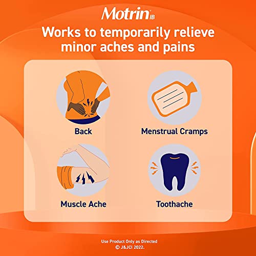 Motrin IB, Ibuprofen 200mg Tablets for Fever, Muscle Aches, Headache & Backache, 50 ct - Pack of 2 - Image 9