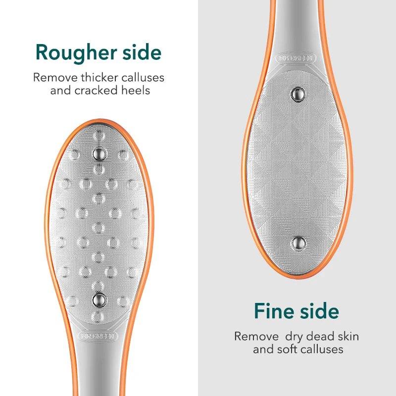 MR.GREEN Pedicure Foot Care Tools Foot File Rasps Callus Dead Foot Skin Care Remover Sets Stainless Steel Professional Two Sides - Image 6
